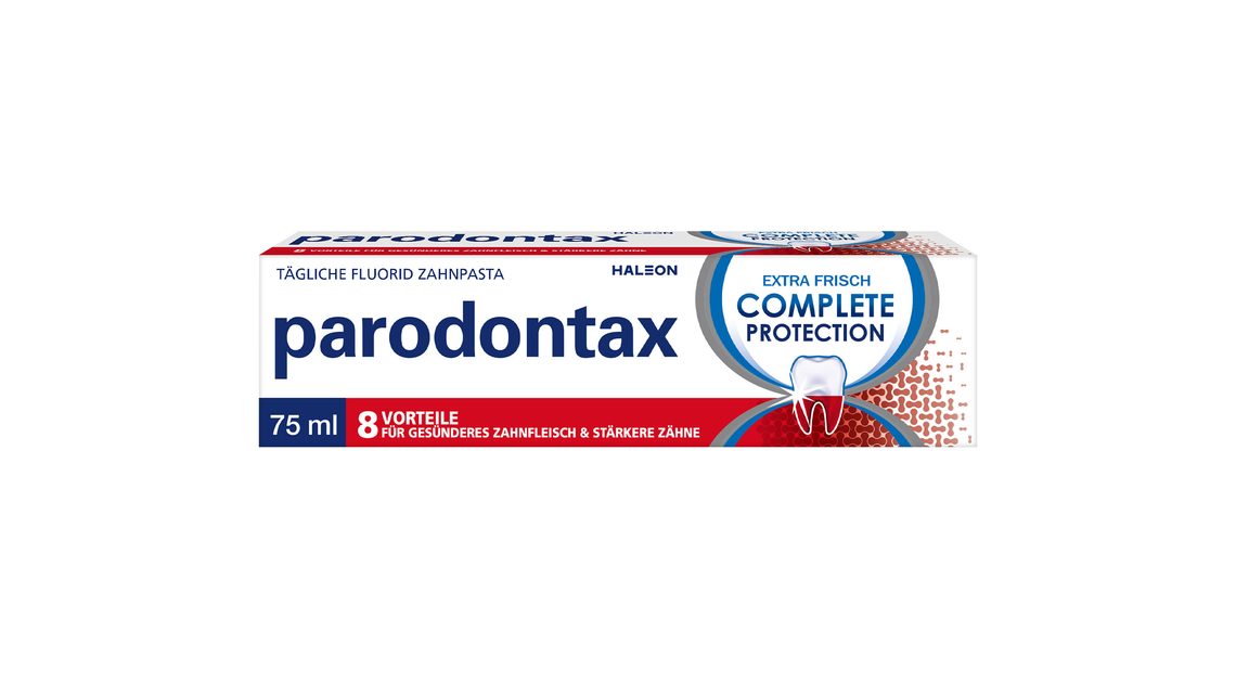 parodontax Complete Protection: Von der Nr. 1 Marke bei Zahnfleischproblemen<sup>*</sup>